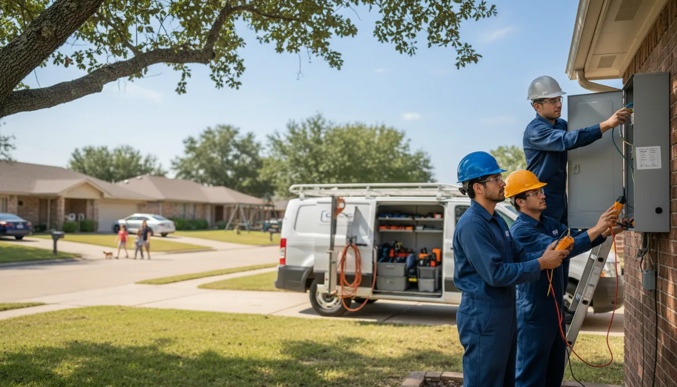 Certified electrician providing emergency electrical services in Farmington, KY